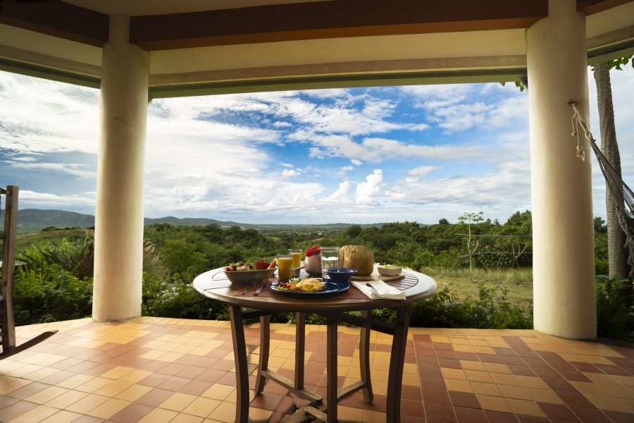 Image of a table with tropical fruits at 4 Casitas in Cabo Rojo Puerto Rico 