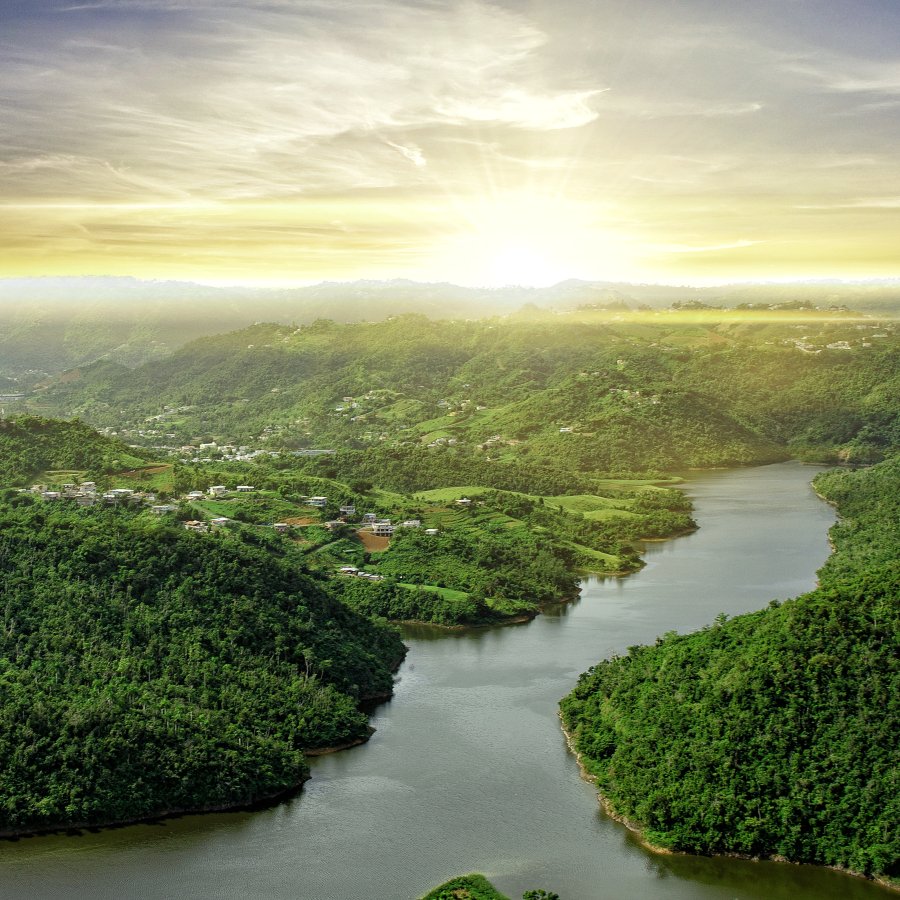Central Mountains in Puerto Rico.