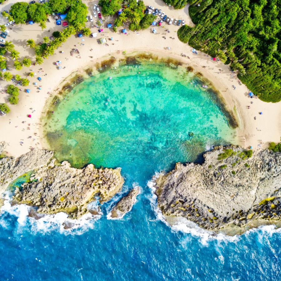 Mar Chiquita is one of the most popular natural pools on the north coast.
